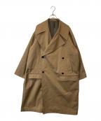Edwina Horlエドウィナ ホール）の古着「ビッグシルエットトレンチコートEH39C-03-06」｜ベージュ