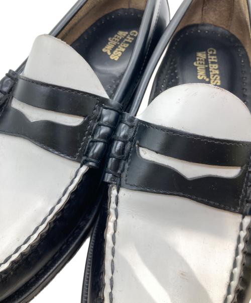 G.H.BASS WEEJUNS（ジーエイチ バス ウィージャンズ）G.H.BASS WEEJUNS (ジーエイチ バス ウィージャンズ) ラーソンモックペニーローファー ブラック サイズ:39 1/2の古着・服飾アイテム