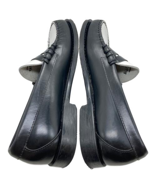 G.H.BASS WEEJUNS（ジーエイチ バス ウィージャンズ）G.H.BASS WEEJUNS (ジーエイチ バス ウィージャンズ) ラーソンモックペニーローファー ブラック サイズ:39 1/2の古着・服飾アイテム