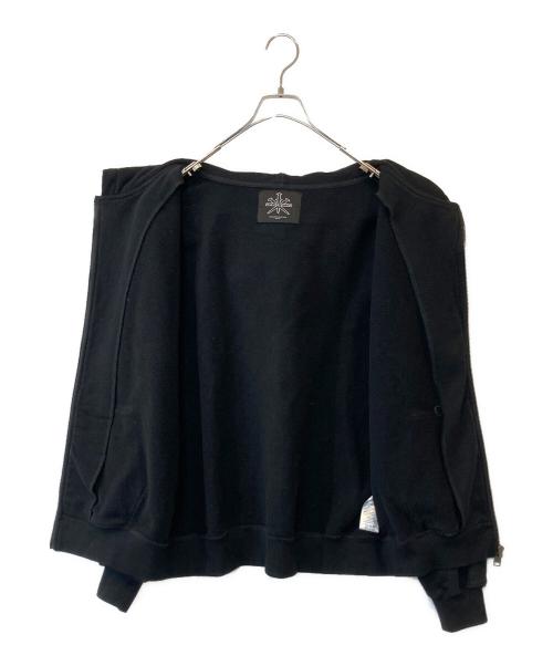 unknown（アンノウン）unknown (アンノウン) DAGGER RHINSTONE ZIP HOODIE ブラック サイズ:Mの古着・服飾アイテム