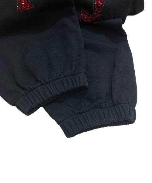 unknown（アンノウン）Unknown (アンノウン) Cross Rhinestone Jogger パンツ ブラック サイズ:Sの古着・服飾アイテム