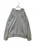SUPPLIERサプライヤー）の古着「LIGHTNING RHINESTONE ZIP HOODIE」｜グレー