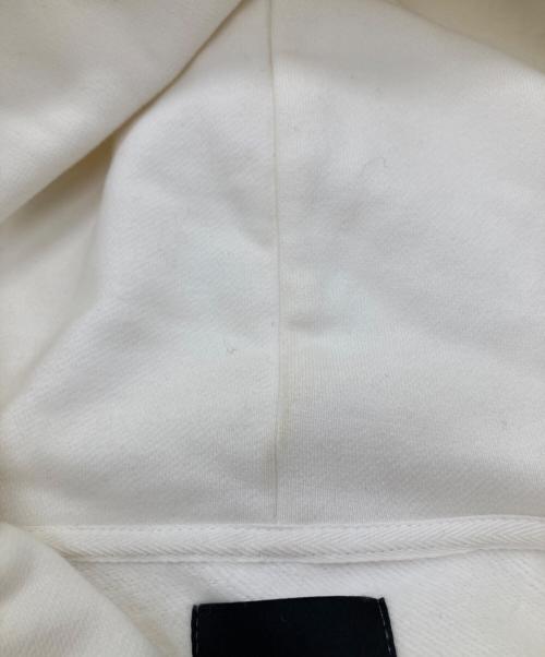 unknown（アンノウン）Unknown (アンノウン) DAGGER RHINSTONE ZIP HOODIE パーカー ホワイト サイズ:Mの古着・服飾アイテム