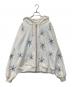 Unknown（アンノウン）の古着「DAGGER RHINSTONE ZIP HOODIE パーカー」｜ホワイト