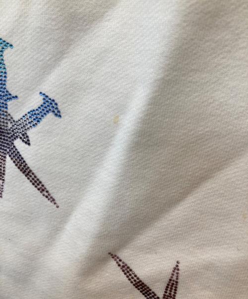 unknown（アンノウン）unknown (アンノウン) Dagger Rhinestone Joggers ホワイト サイズ:Sの古着・服飾アイテム