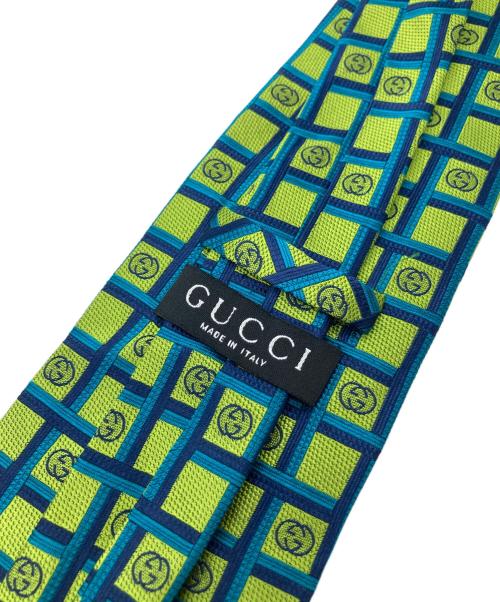 GUCCI（グッチ）GUCCI (グッチ) ネクタイ 黄緑 サイズ:不明の古着・服飾アイテム