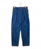 Hysteric Glamourヒステリックグラマー）の古着「サイドボタンテーパードパンツ　01192AP04」｜インディゴ