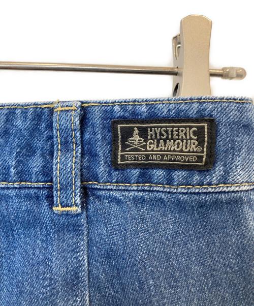 Hysteric Glamour（ヒステリックグラマー）Hysteric Glamour (ヒステリックグラマー) サイドボタンテーパードパンツ　01192AP04 インディゴ サイズ:28の古着・服飾アイテム