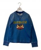 DIESELディーゼル）の古着「スウェット」｜ネイビー