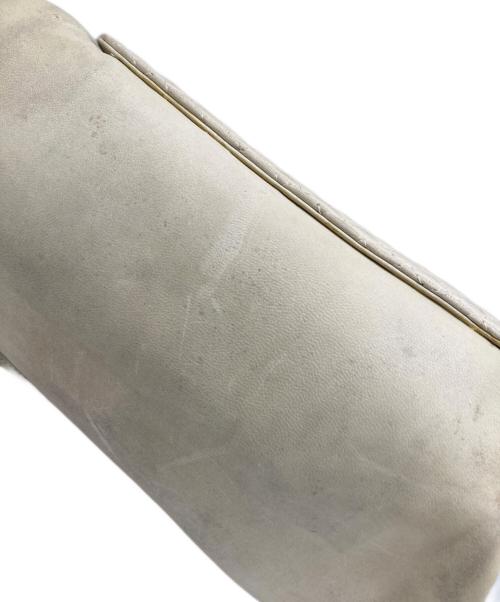 BALLY（バリー）BALLY (バリー) キルティングレザーショルダーバッグ アイボリーの古着・服飾アイテム