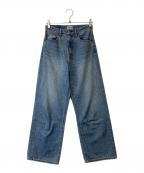 UNGRIDアングリッド）の古着「ハイウエストオーガニックコットンルーズデニム　112242419701」｜インディゴ