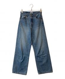 UNGRID（アングリッド）の古着「ハイウエストオーガニックコットンルーズデニム　112242419701」｜インディゴ