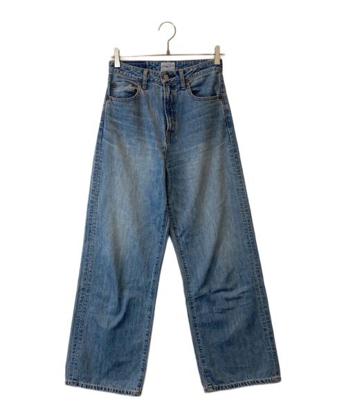 UNGRID（アングリッド）UNGRID (アングリッド) ハイウエストオーガニックコットンルーズデニム　112242419701 インディゴ サイズ:24の古着・服飾アイテム