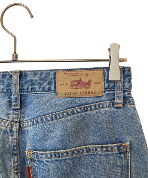 UNGRID（アングリッド）UNGRID (アングリッド) ハイウエストオーガニックコットンルーズデニム　112242419701 インディゴ サイズ:24の古着・服飾アイテム