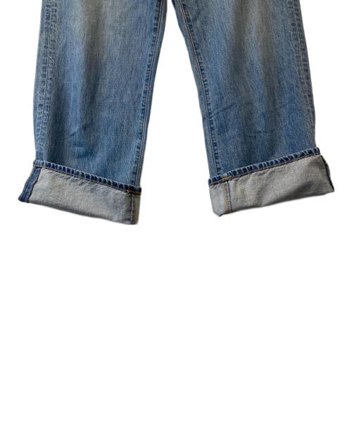 UNGRID（アングリッド）UNGRID (アングリッド) ハイウエストオーガニックコットンルーズデニム　112242419701 インディゴ サイズ:24の古着・服飾アイテム