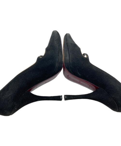 LOUIS VUITTON（ルイ ヴィトン）LOUIS VUITTON (ルイ ヴィトン) スウェードハイヒールパンプス BL0075 ブラック サイズ:35 1/2の古着・服飾アイテム