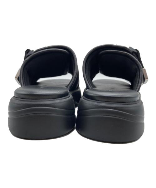 BOTTEGA VENETA（ボッテガベネタ）BOTTEGA VENETA (ボッテガベネタ) FLASH FLAT SANDAL BOMBER 690034 サンダル ブラック サイズ:38の古着・服飾アイテム