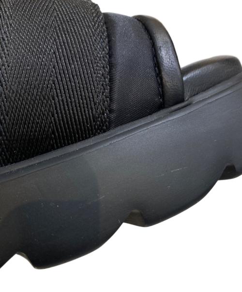 BOTTEGA VENETA（ボッテガベネタ）BOTTEGA VENETA (ボッテガベネタ) FLASH FLAT SANDAL BOMBER 690034 サンダル ブラック サイズ:38の古着・服飾アイテム