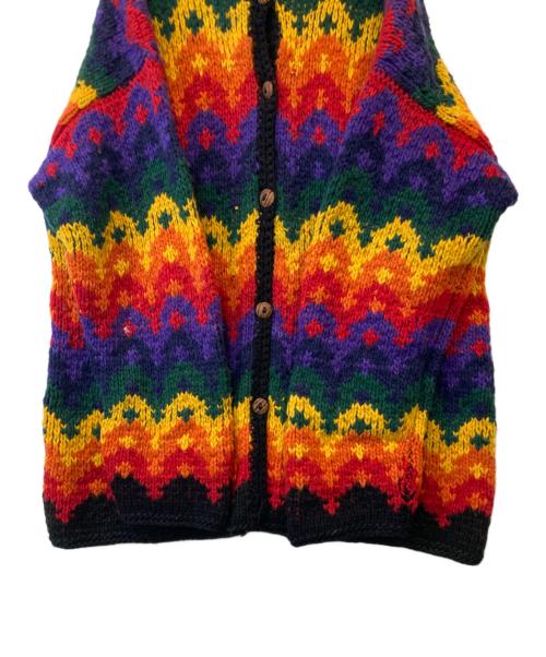 PACHAMAMA（パチャママ）PACHAMAMA (パチャママ) ニットカーディガン マルチカラー サイズ:不明の古着・服飾アイテム