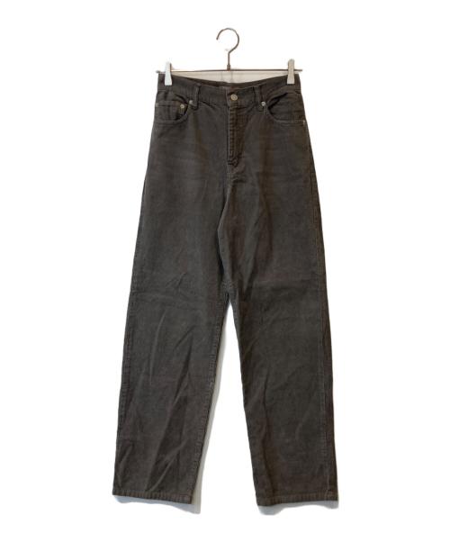 Spick and Span（スピック＆スパン）Spick and Span (スピックアンドスパン) ガーメントダイコーデュロイパンツ　24030200309030 グレー サイズ:36の古着・服飾アイテム