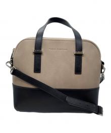 FABIO RUSCONI（ファビオルスコーニ）の古着「2WAYバッグ」｜ベージュ×ブラック