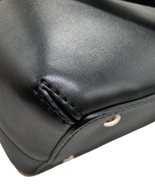 FABIO RUSCONI（ファビオルスコーニ）FABIO RUSCONI (ファビオルスコーニ) 2WAYバッグ ベージュ×ブラック サイズ:表示がないため不明の古着・服飾アイテム