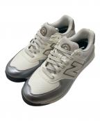 NEW BALANCEニューバランス）の古着「ゴルフシューズ スパイクレス WGS574S3」｜アイボリー×シルバー