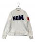 MONCLER（モンクレール）の古着「NOW ロゴワッペン スウェット E10918045100」｜ホワイト