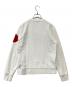 MONCLER (モンクレール) NOW ロゴワッペン スウェット E10918045100 ホワイト サイズ:S：15000円