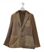 POLO RALPH LAURENポロ・ラルフローレン）の古着「パッチワークジャケット　211815005001」｜ブラウン