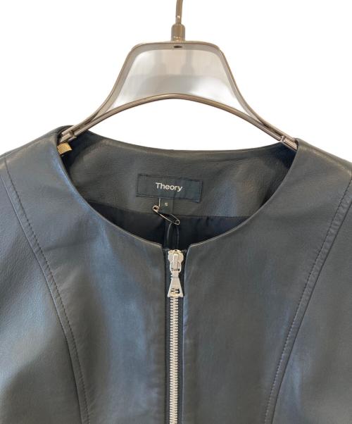 theory（セオリー）theory (セオリー) CROP CREW JKT 01-9360828 ジャケット ブラック サイズ:S 未使用品の古着・服飾アイテム