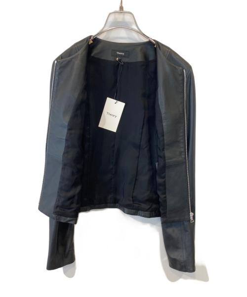 theory（セオリー）theory (セオリー) CROP CREW JKT 01-9360828 ジャケット ブラック サイズ:S 未使用品の古着・服飾アイテム