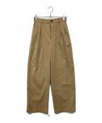 JOURNAL STANDARD relumeジャーナルスタンダード レリューム）の古着「コットンツイル2タックパンツ 25030462720010」｜ベージュ