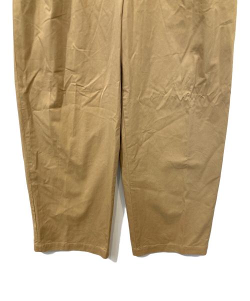 JOURNAL STANDARD relume（ジャーナルスタンダード レリューム）JOURNAL STANDARD relume (ジャーナルスタンダード レリューム) コットンツイル2タックパンツ 25030462720010 ベージュ サイズ:38の古着・服飾アイテム