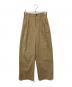 JOURNAL STANDARD relume（ジャーナルスタンダード レリューム）の古着「コットンツイル2タックパンツ 25030462720010」｜ベージュ