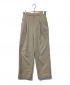 JOURNAL STANDARD relumeジャーナルスタンダード レリューム）の古着「ストレートパンツ」｜グリーン