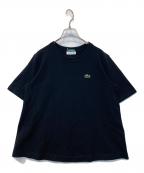 LACOSTEラコステ）の古着「鹿の子ショートスリーブカットソー TF110LJ」｜ブラック