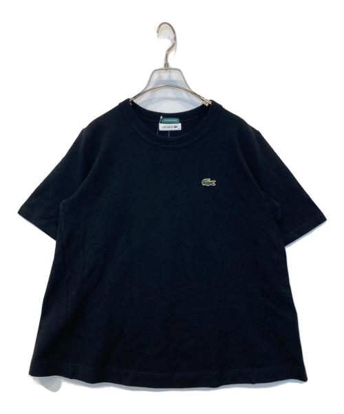 LACOSTE（ラコステ）LACOSTE (ラコステ) 鹿の子ショートスリーブカットソー TF110LJ ブラック サイズ:38 未使用品の古着・服飾アイテム