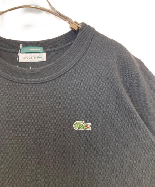 LACOSTE（ラコステ）LACOSTE (ラコステ) 鹿の子ショートスリーブカットソー TF110LJ ブラック サイズ:38 未使用品の古着・服飾アイテム