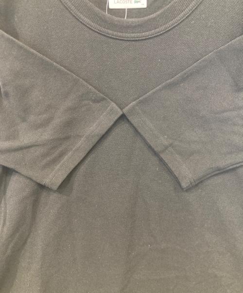 LACOSTE（ラコステ）LACOSTE (ラコステ) 鹿の子ショートスリーブカットソー TF110LJ ブラック サイズ:38 未使用品の古着・服飾アイテム