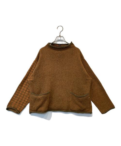 45R（フォーティファイブ・アール）45R (フォーティファイブ・アール) ウール紡の908馬Tシャツ オレンジ サイズ:2の古着・服飾アイテム