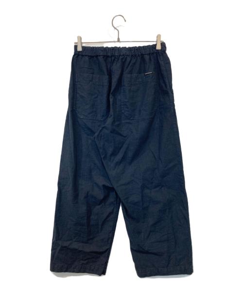 nest Robe（ネストローブ）nest Robe (ネストローブ) 【UpcycleLino】BASIC デニム混キャンバス超撥水ワイドパンツ　600243-7081 ネイビー サイズ:１の古着・服飾アイテム