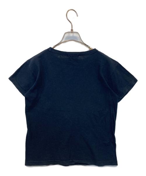 45rpm&（フォーティファイブアールピーエムアンド）45rpm& (フォーティファイブアールピーエムアンド) プリントTシャツ ネイビー サイズ:2の古着・服飾アイテム