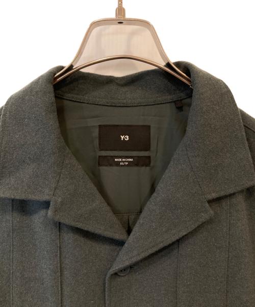 Y-3（ワイスリー）Y-3 (ワイスリー) FLANNEL SHIRT　IP5563 カーキ サイズ:XSの古着・服飾アイテム