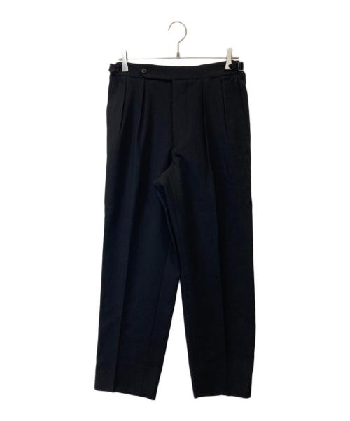 HEUGN（ユーゲン）HEUGN (ユーゲン) Aaron Gabardine Black TROUSER066 パンツ ブラック サイズ:2の古着・服飾アイテム