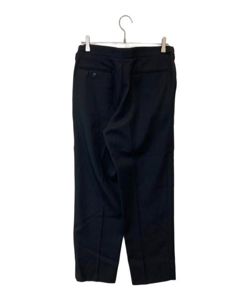 HEUGN（ユーゲン）HEUGN (ユーゲン) Aaron Gabardine Black TROUSER066 パンツ ブラック サイズ:2の古着・服飾アイテム