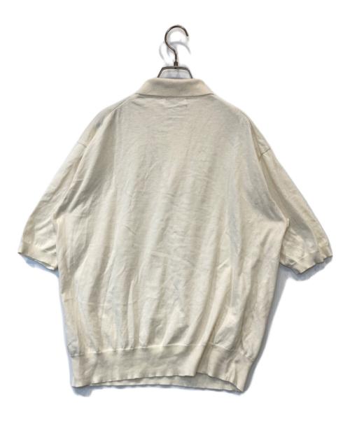 KAPTAIN SUNSHINE（キャプテンサンシャイン）KAPTAIN SUNSHINE (キャプテンサンシャイン) Cotton Knit Polo Shirt KS24SKN05 ポロシャツ ベージュ サイズ:38の古着・服飾アイテム