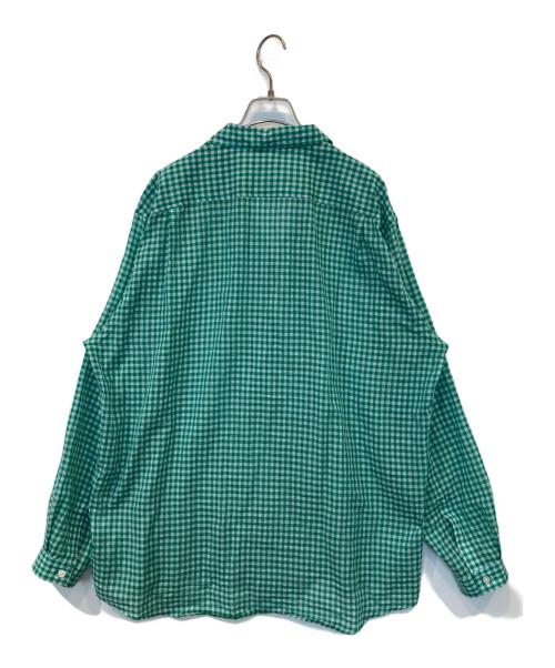 AURALEE（オーラリー）AURALEE (オーラリー) Airy Light Cotton Check P/O Shirt　A25SS02GC グリーン サイズ:4の古着・服飾アイテム