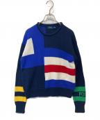 POLO RALPH LAURENポロ・ラルフローレン）の古着「ニット」｜ネイビー
