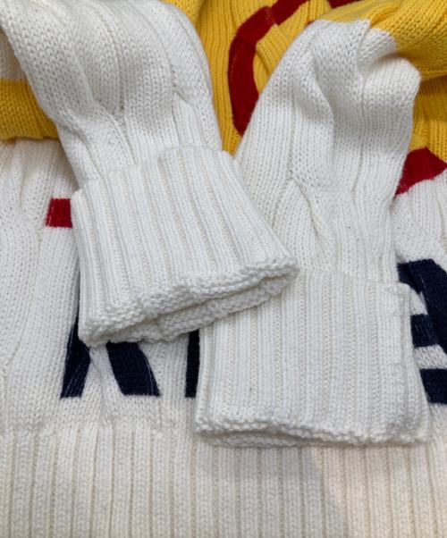 POLO RALPH LAUREN（ポロ・ラルフローレン）POLO RALPH LAUREN (ポロ・ラルフローレン) P-93 ケーブルニットセーター ネイビー サイズ:XSの古着・服飾アイテム